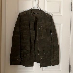 Max Jeans Camo Military Army Green Jacket XS